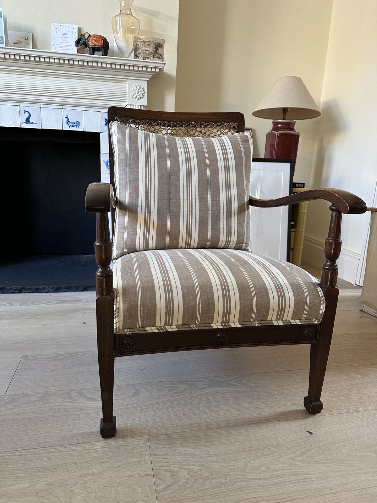 Upholstered Victorian Arts And Crafts Chair photo for sale
