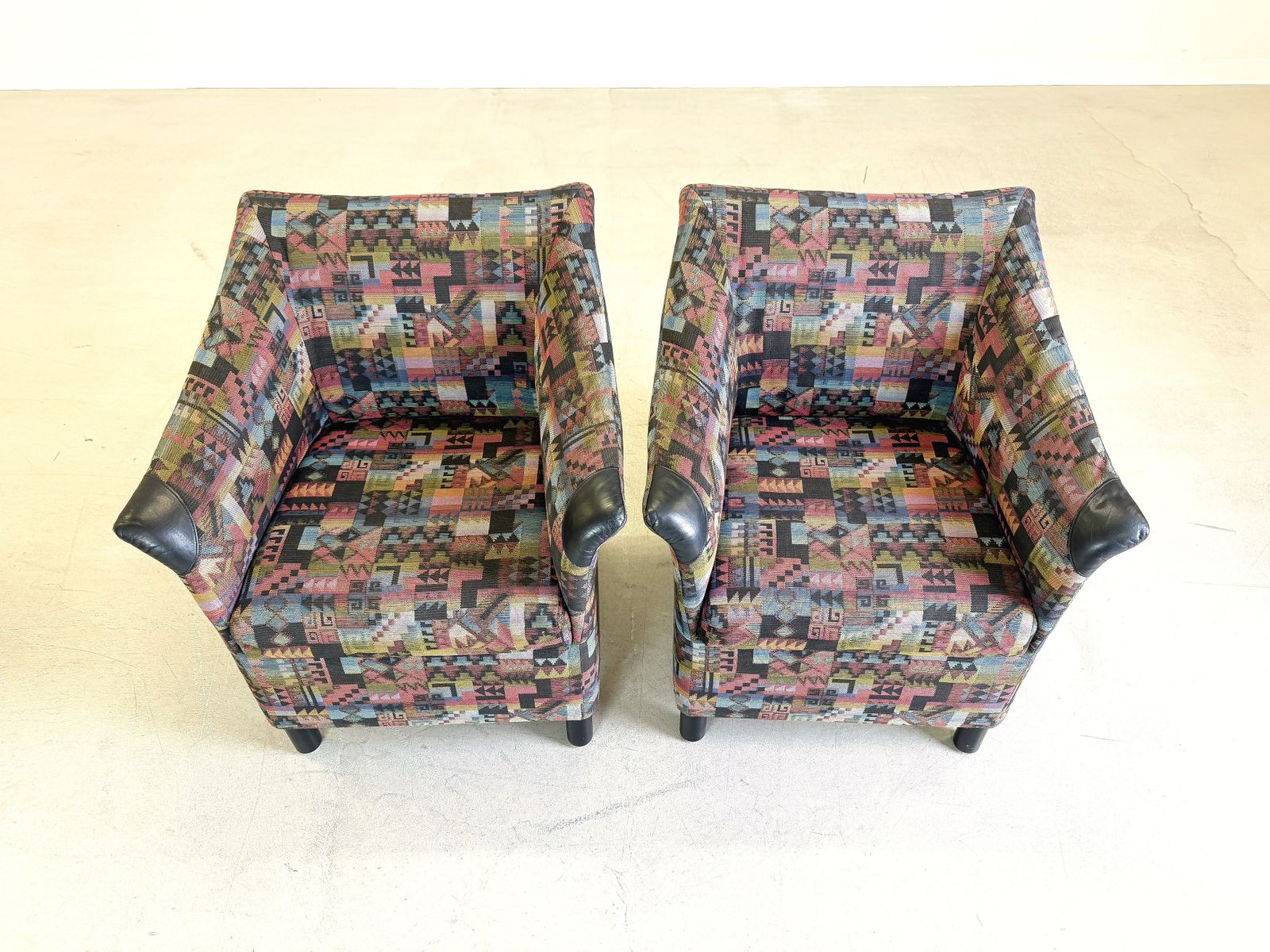 photo furniture Set Of 2 Vintage Mid Century Armchairs Walter Knoll 1970s Armchair
