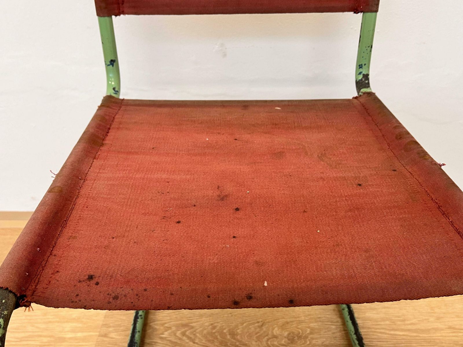 Zeldzame Bauhaus Mart Stam Buisstalen Stoel Van Thonet / Groene Lakafwerking photo 4888.0