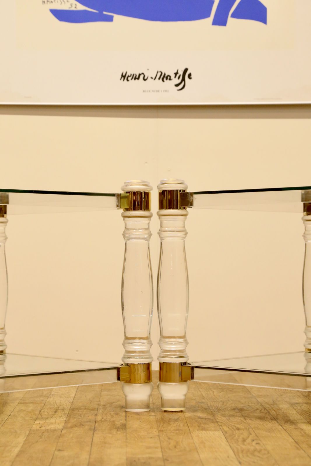 photo buy Hollywood Regency Mid Century Modern Dewulf Selection / Belgo Chrome And Glass Side Tables