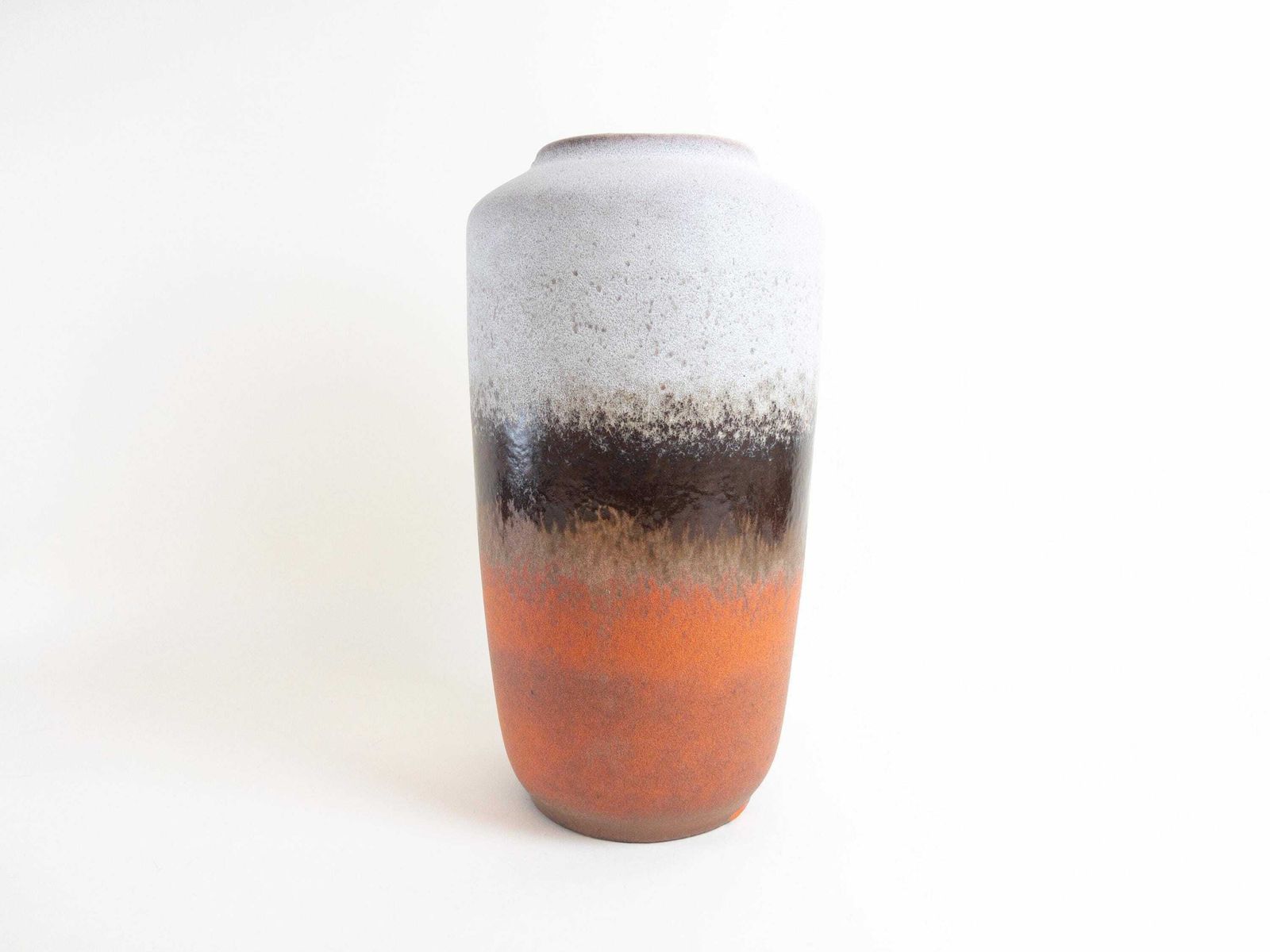 Xl Tall Scheurich Floor Vase   Foamy Fat Lava West German Pottery Vase   Scheurich West Germany 517 38 photo for sale