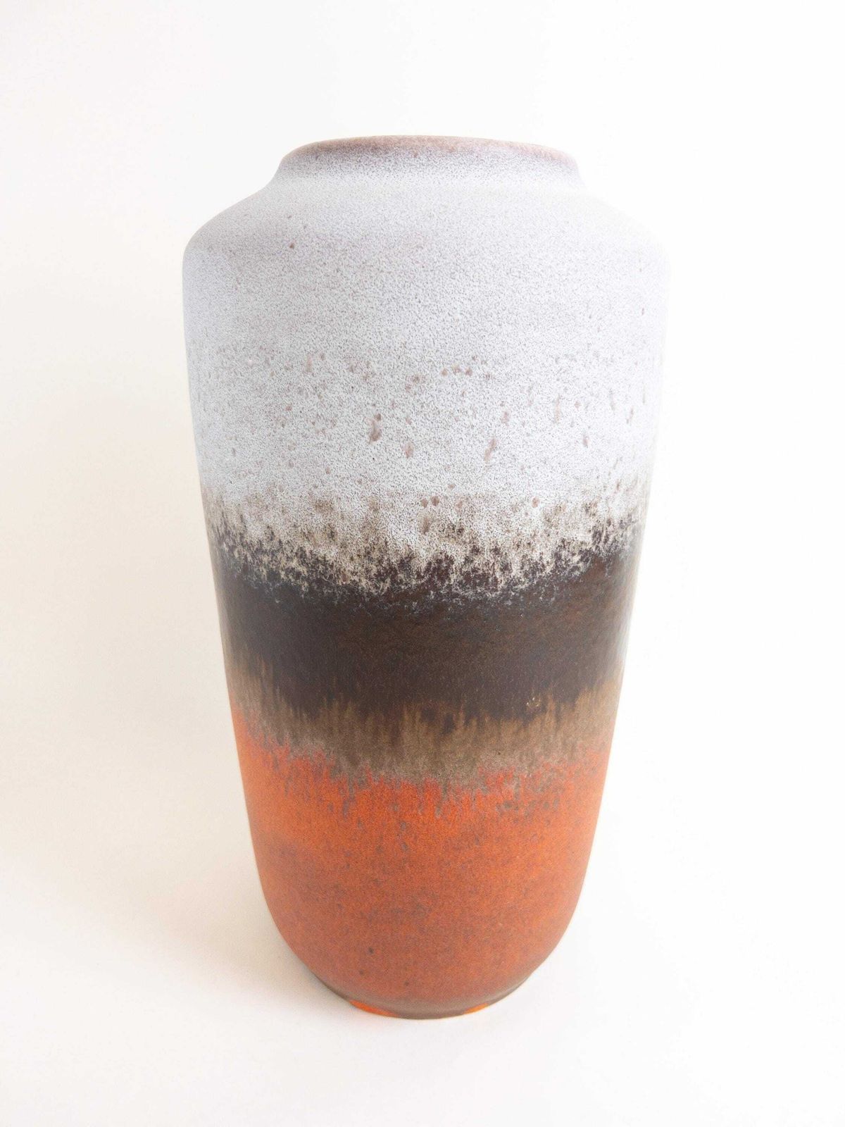 Xl Tall Scheurich Floor Vase   Foamy Fat Lava West German Pottery Vase   Scheurich West Germany 517 38 photo Home Decor