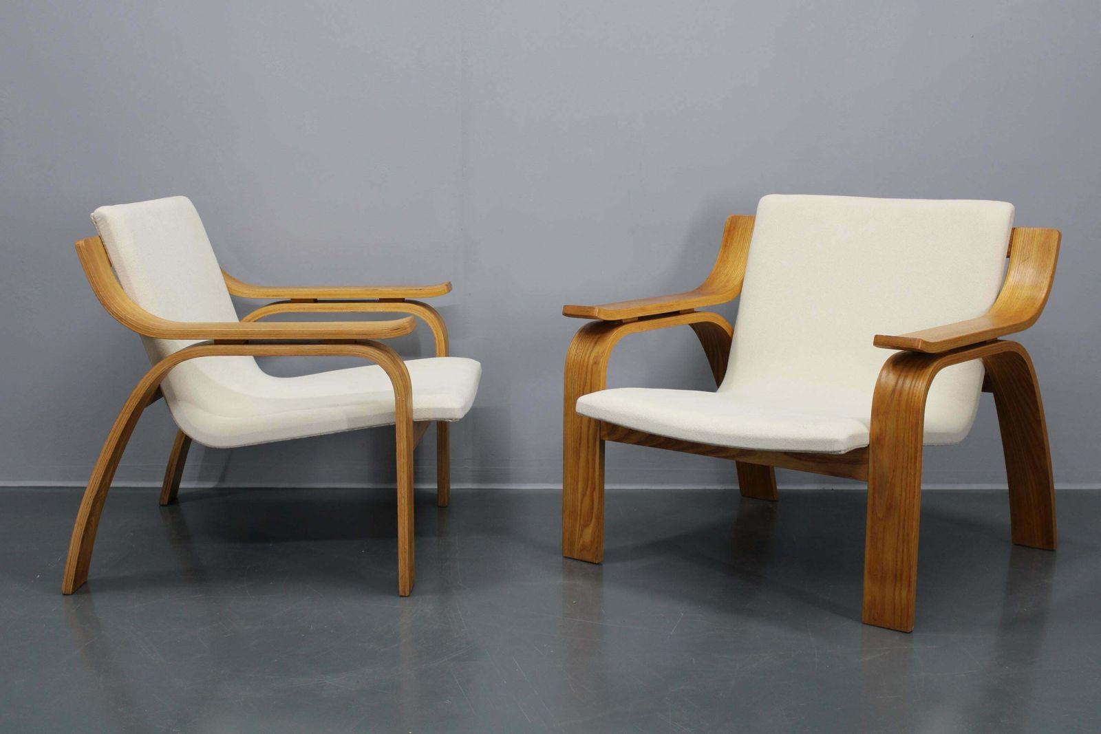 Paar Zeldzame, Opgeknapte Fauteuils Ca. Jaren 1970 In De Stijl Van Marco Zanuso, Tsjechoslowaaks photo for sale