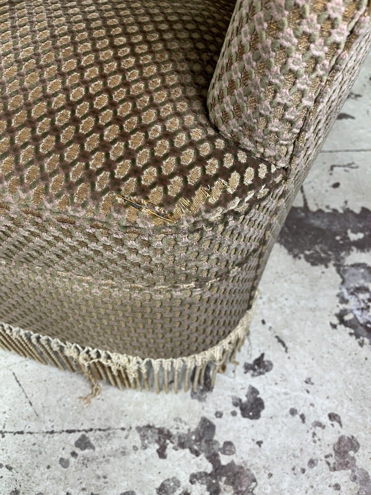 Pair Of Original Fabric Armchairs Gio Ponti 1950’s Vintage Design photo vinterior