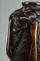 photo furniture Japan, Meiji Period (1868 1912) : Bronze Vase With Shaded Brown Patina