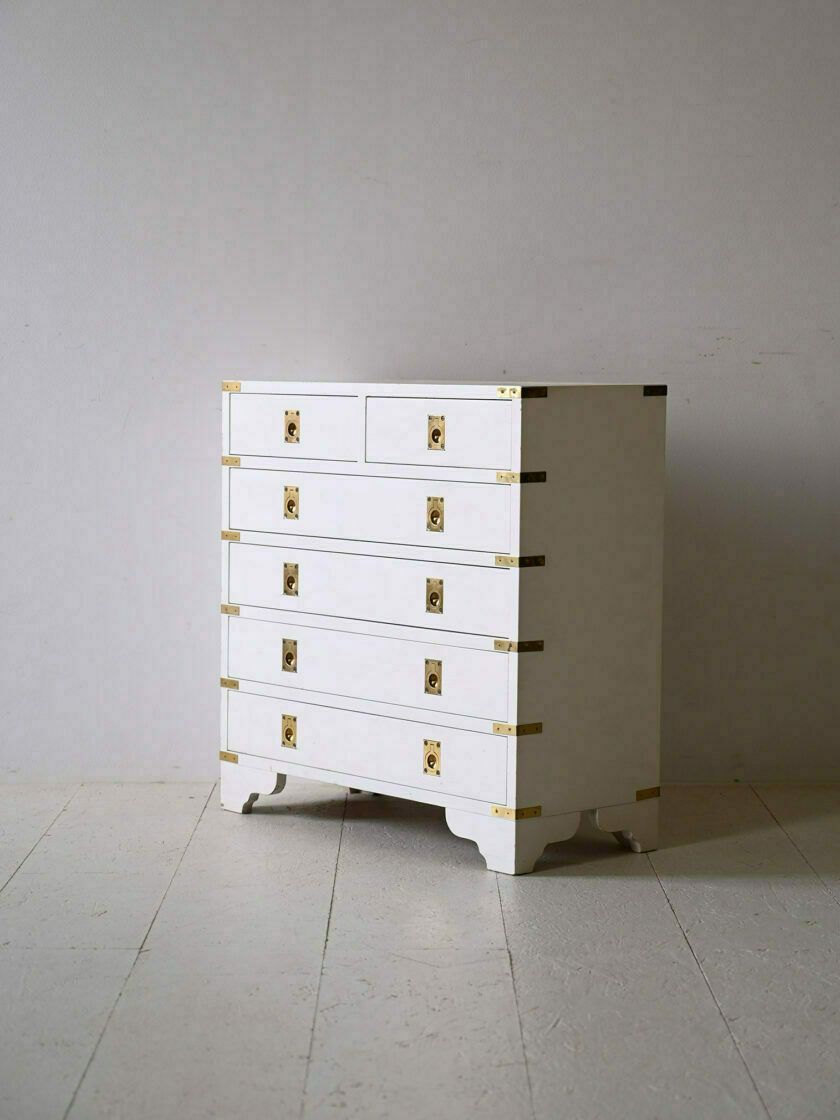 White 6 Drawer Chest Of Drawers photo 800.0