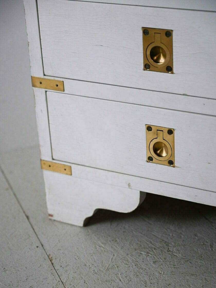 White 6 Drawer Chest Of Drawers photo vintage
