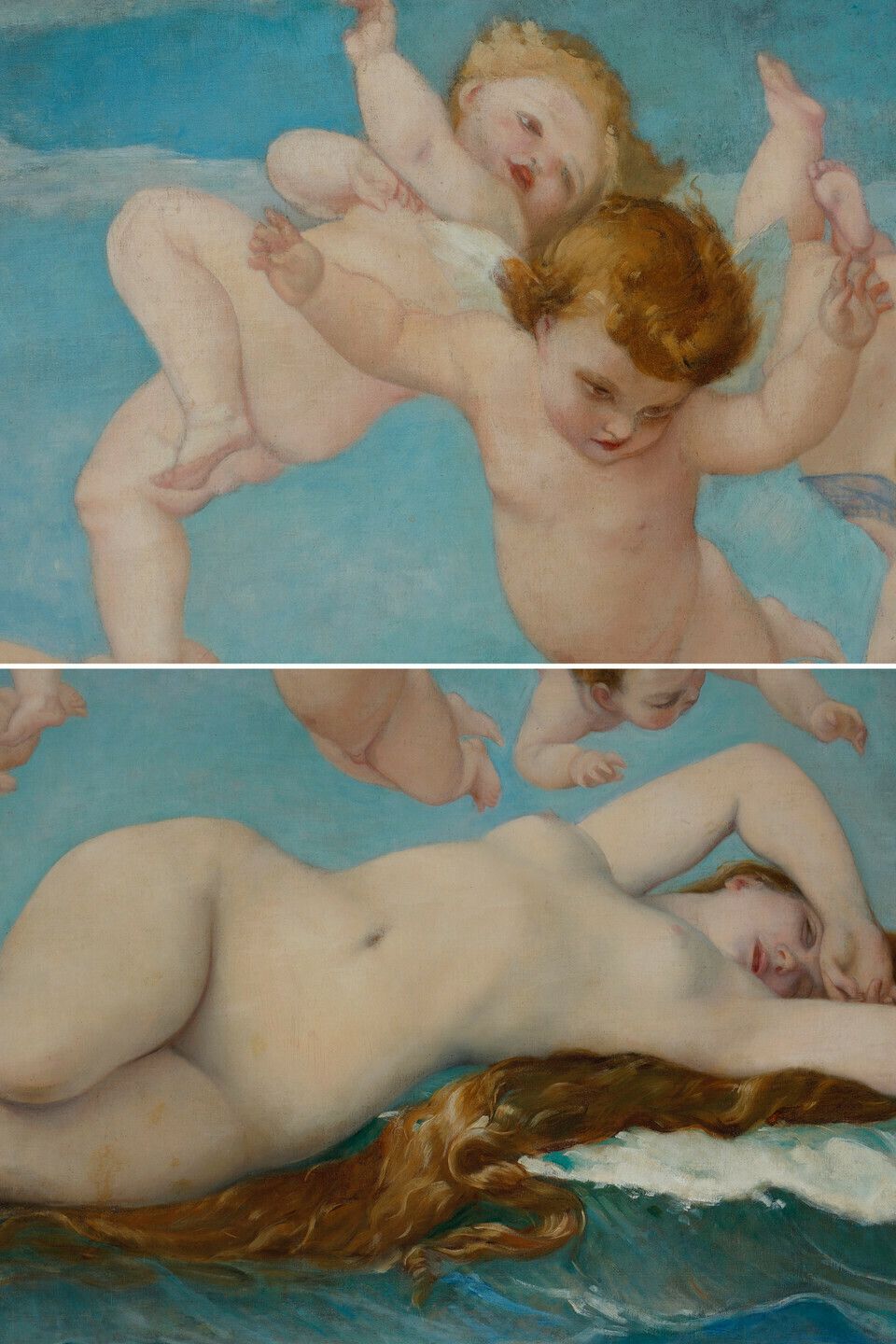 The Birth Of Venus By Ernest Prunet, 1840 1901, After Alexandre Cabanel photo furniture