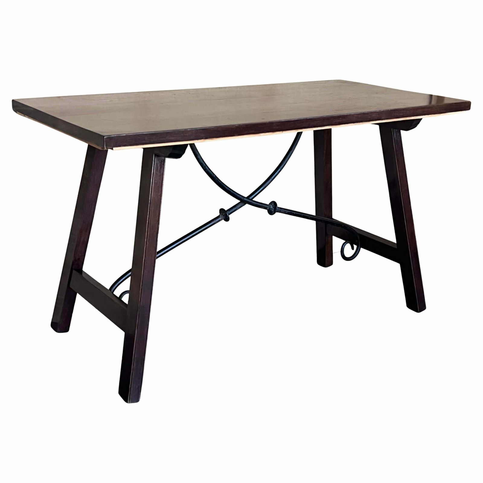 Spanish Baroque Work Side Table , Restored