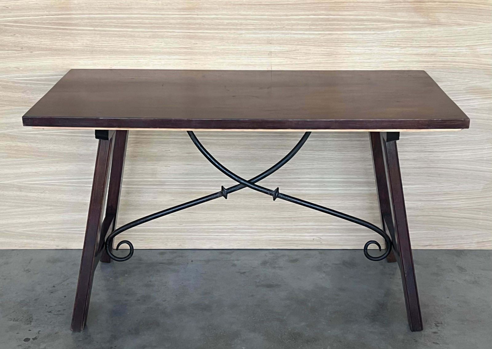 Spanish Baroque Work Side Table , Restored photo for sale