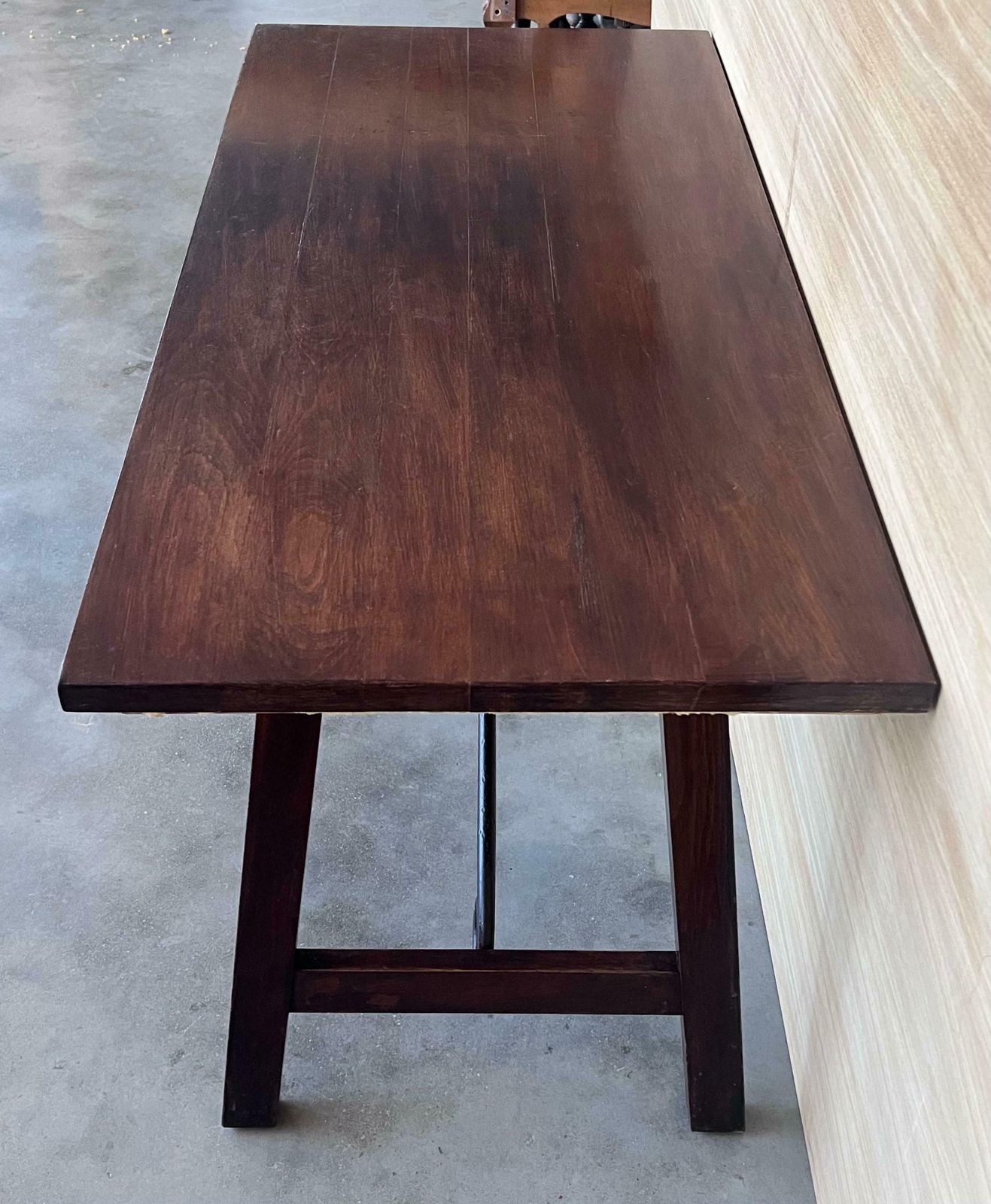 photo furniture Table d'appoint baroque espagnole, restaurée