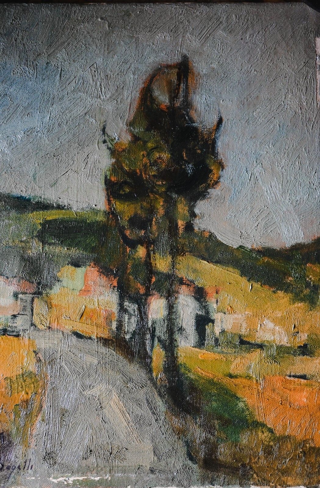 Hand Painted Painting, On Canvas, Oil, Caesar Petrogalli 35*45cm