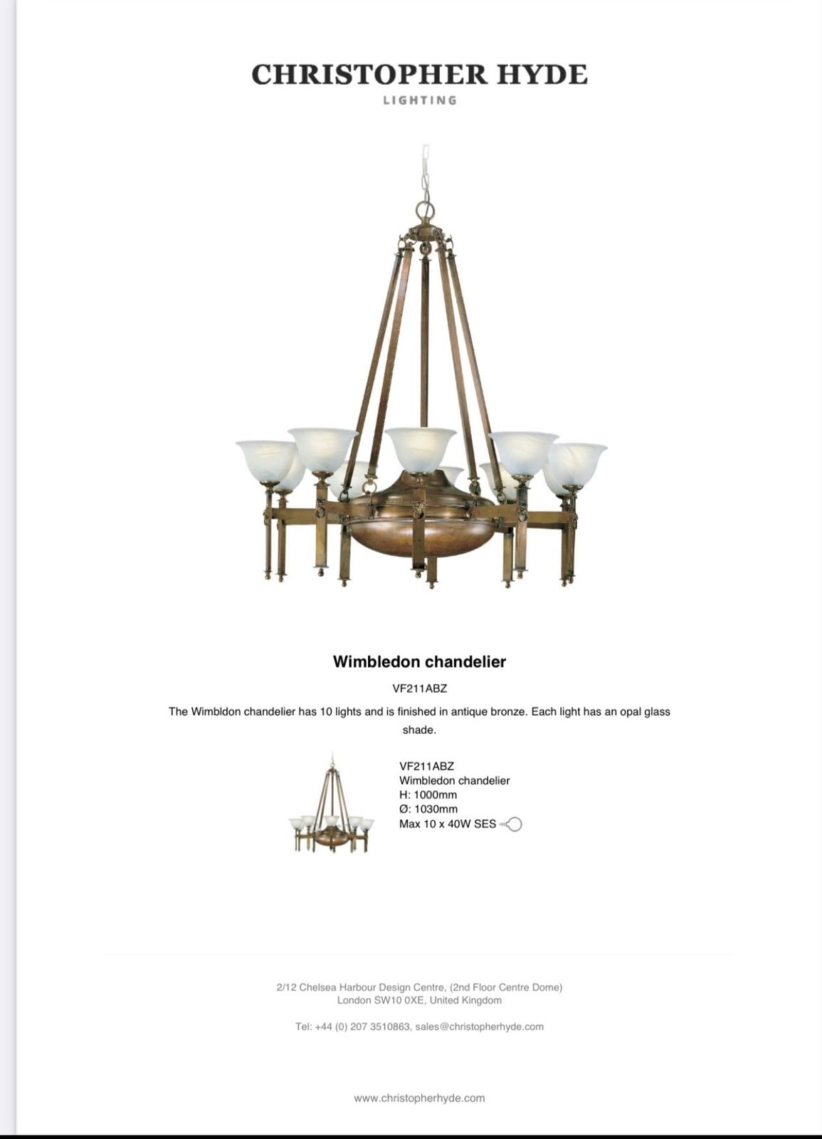 Pair Of Antique Bronze Finish Christopher Hyde Chandeliers photo 1500.0