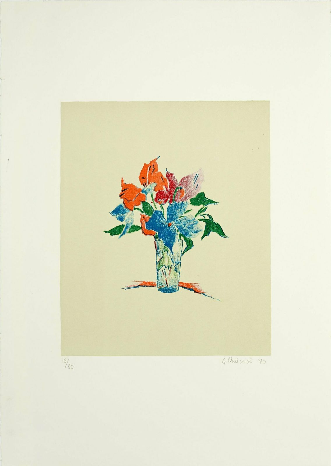 Giovanni Omiccioli, 'Flowers And Vase'