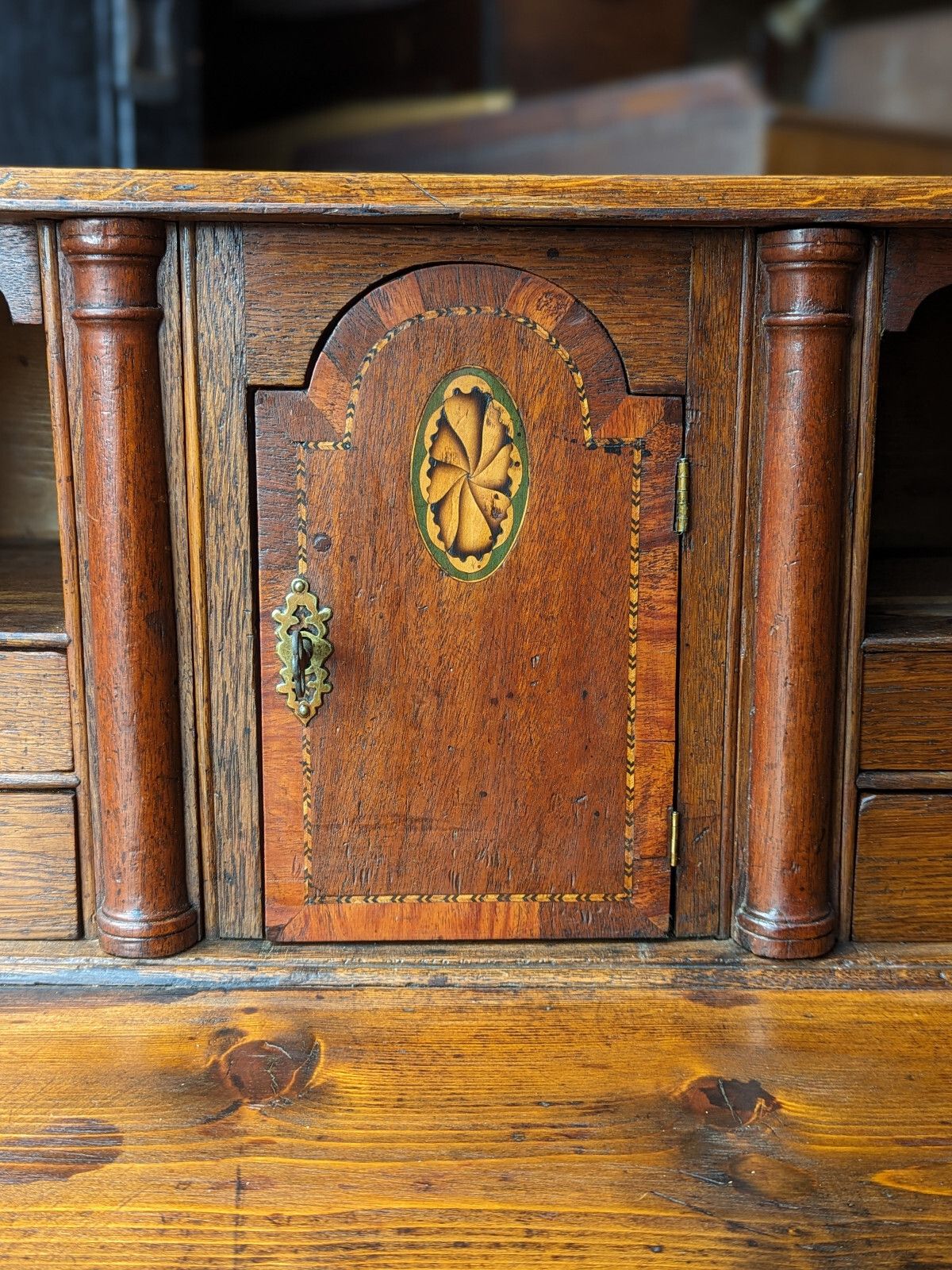Antique Bureau Country Oak (Delivery Available) C1800 Home Office photo buy