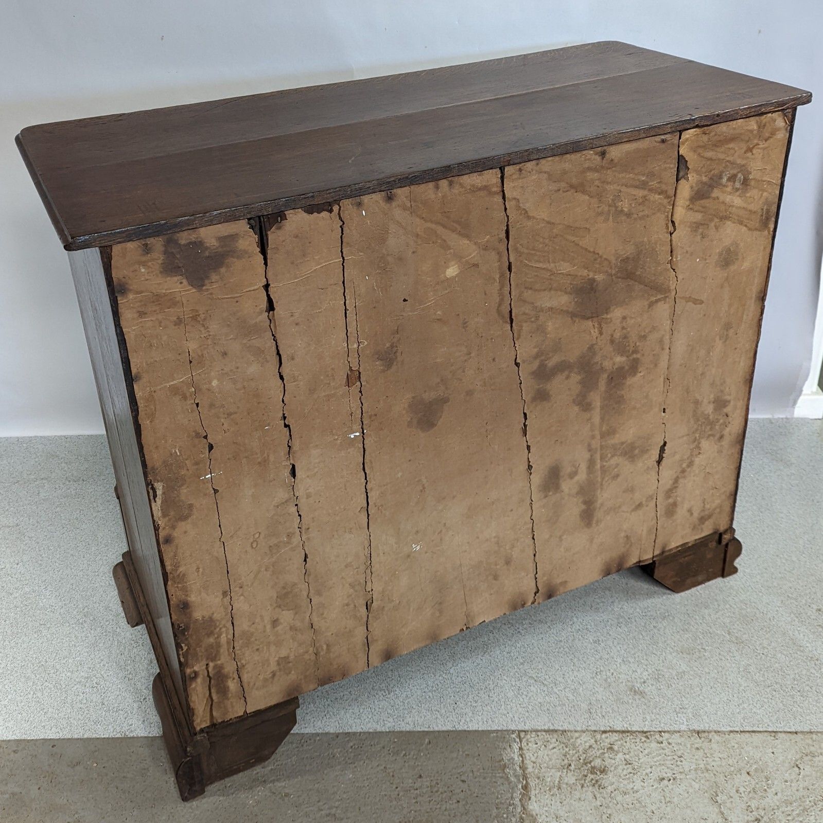 1750.0 Chest Of Drawers (Delivery Available) Oak & Mahogany Antique photo