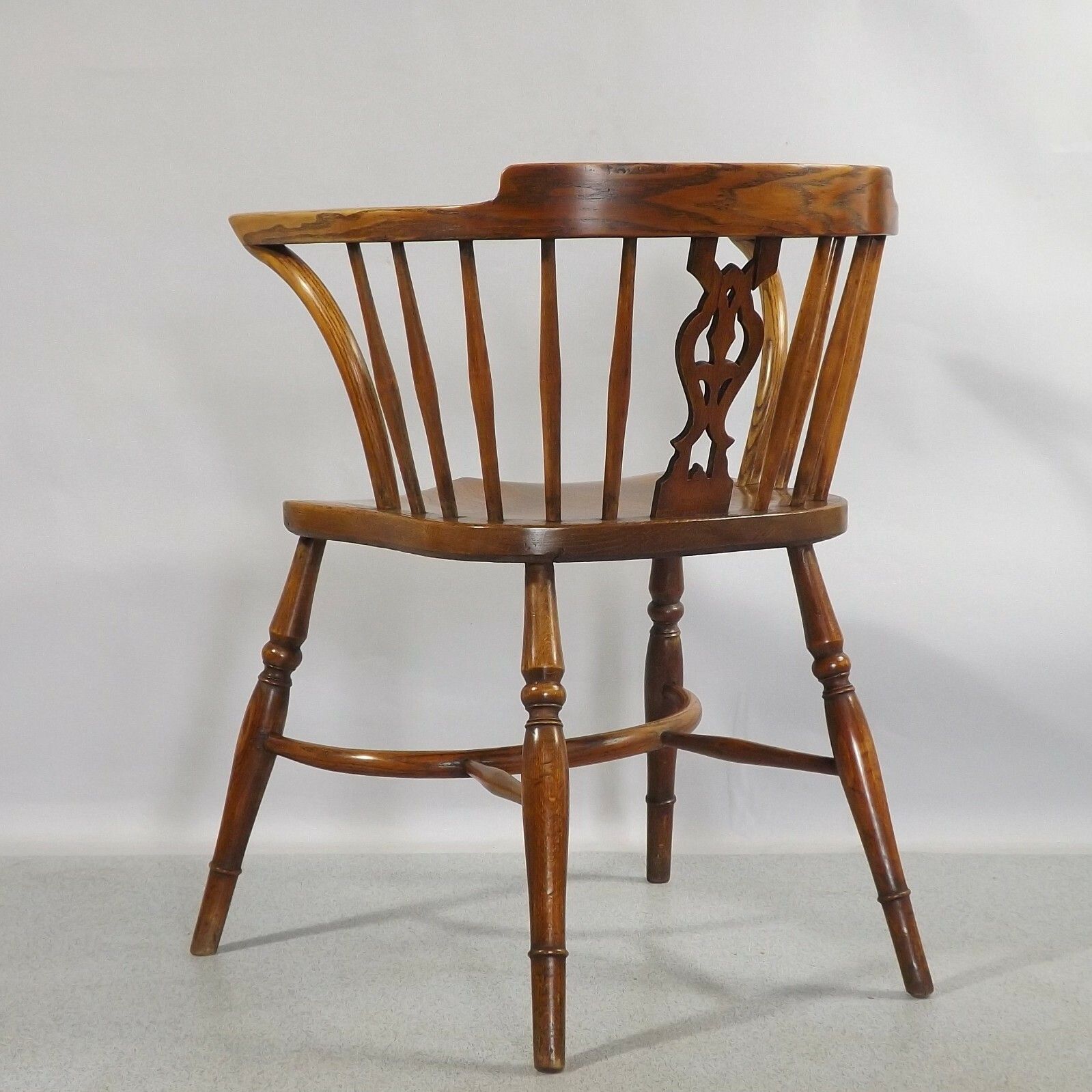Windsor Chair (Delivery Available)  Low Back Horseshoe Pattern Ash Antique photo vintage