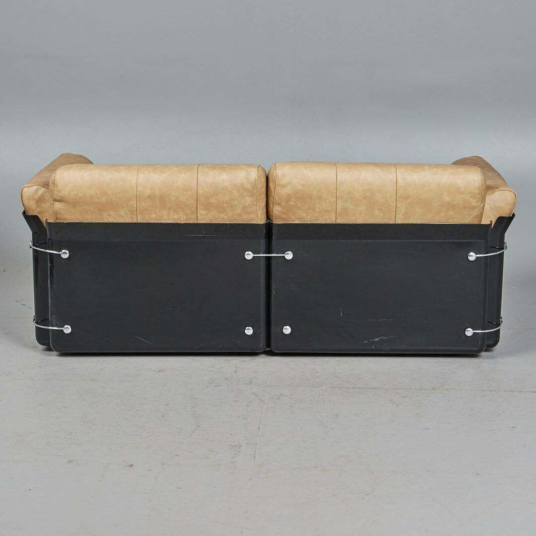 Vittorio Introini For Saporiti Leather Sofa, 1970s, Italy photo furniture