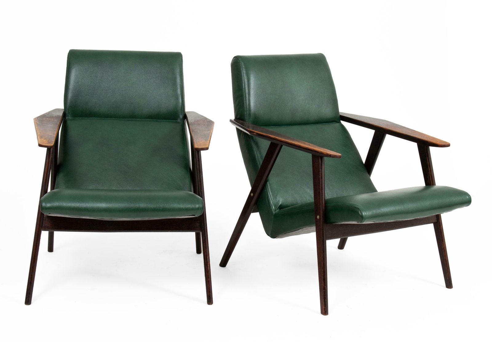 Mid Century Modern Armchairs In Pair, Ca. 1960s '2 Pieces' photo furniture