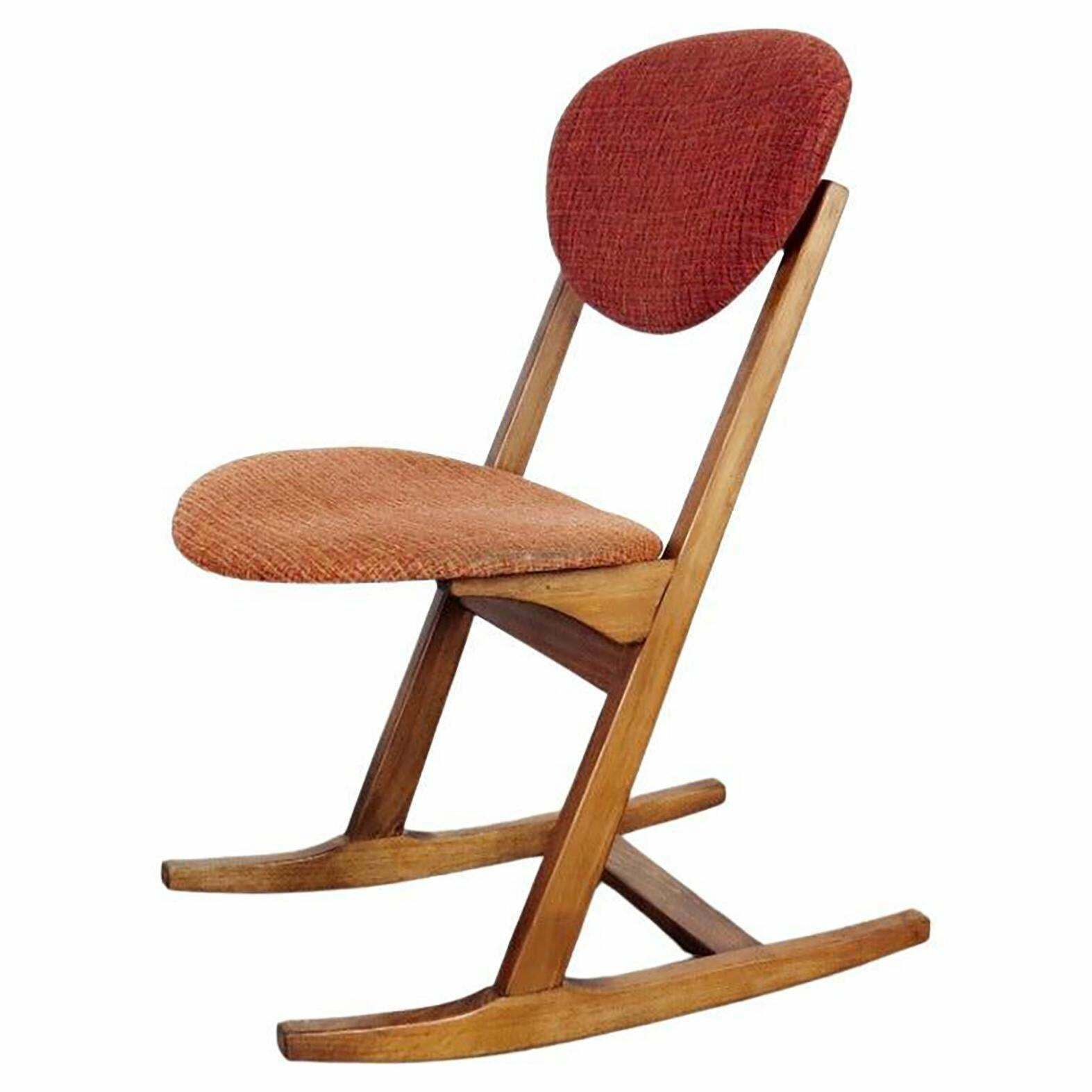 Unique Mid Century Modern Rocking Chairs, 1970s '4 Pieces' photo furniture