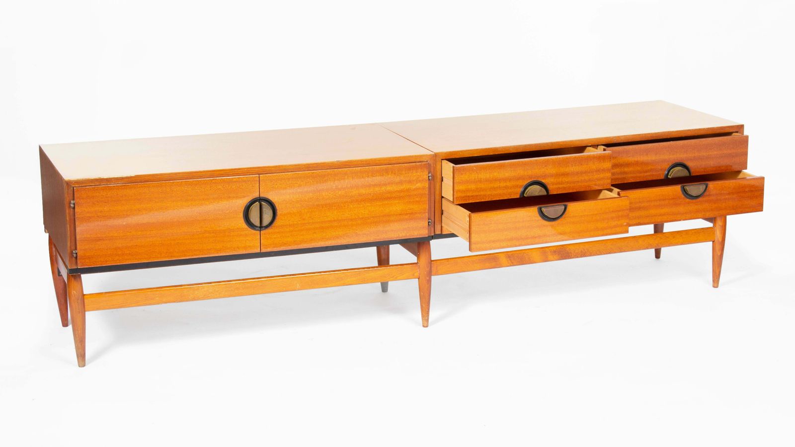 Mid Century Modern Media Console, Designed In 1970s photo for sale