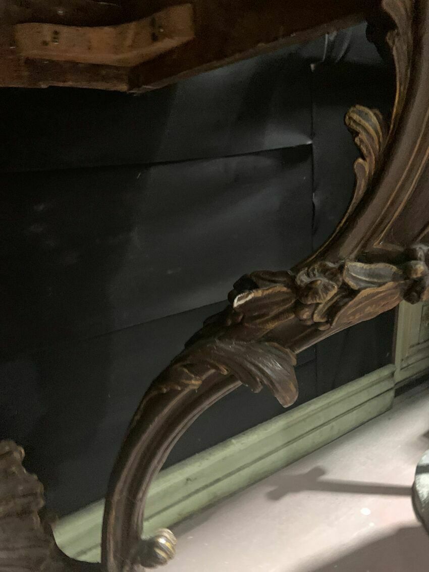 Louis XV Console In Carved And Patinated Wood, 18th Century Period photo Furniture