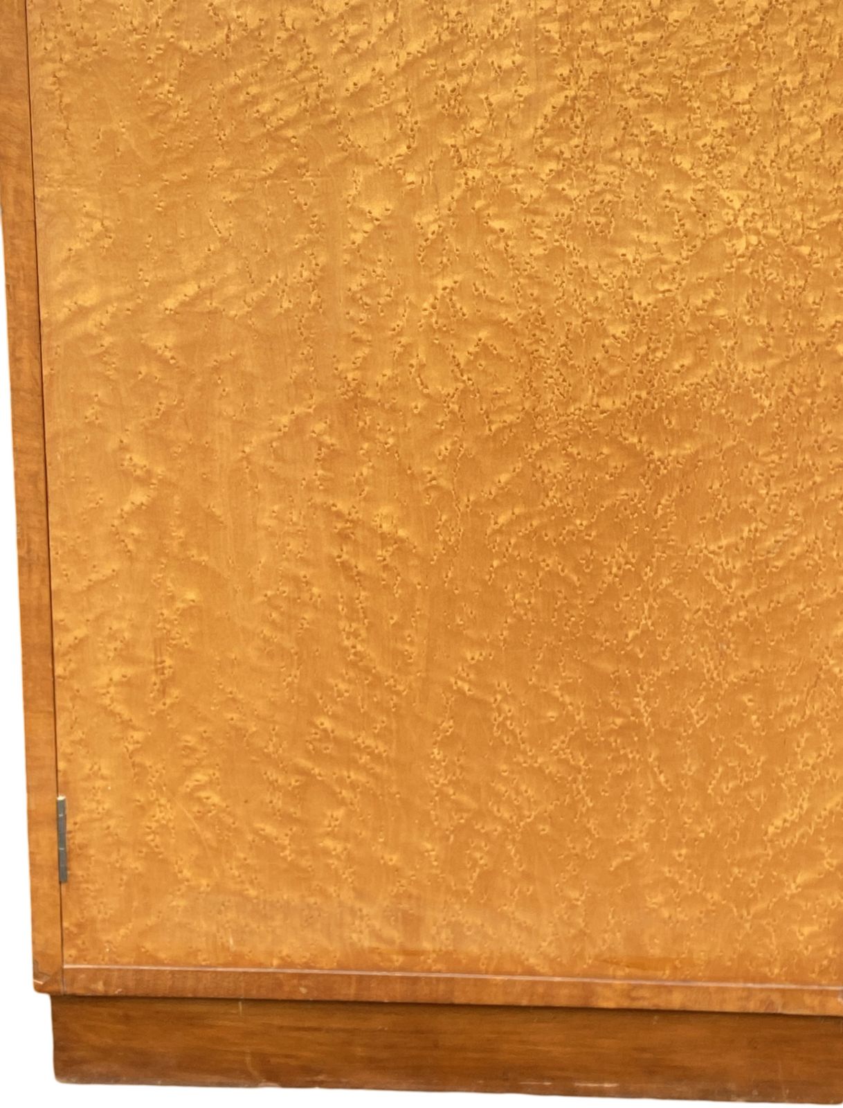 A French Art Deco Birds Eye Maple Double Wardrobe , C1930 photo vintage