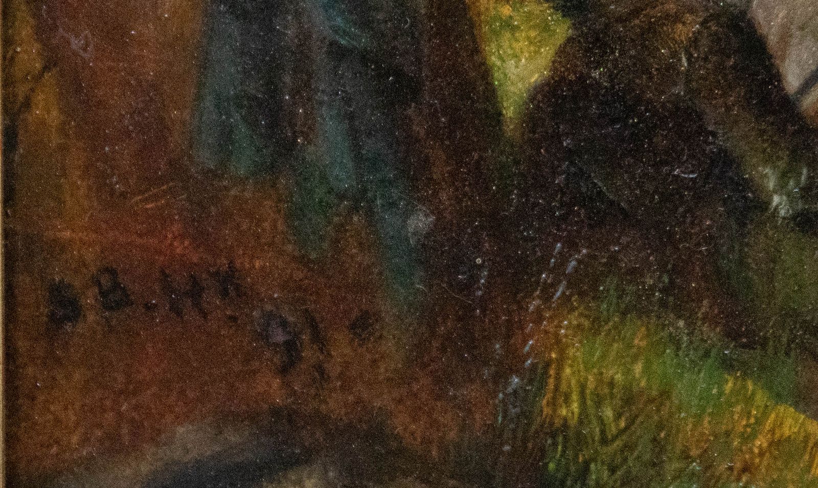 Samuel Baldwin (1818 1891) 1891 Oil, Camping In The Woods photo vinterior