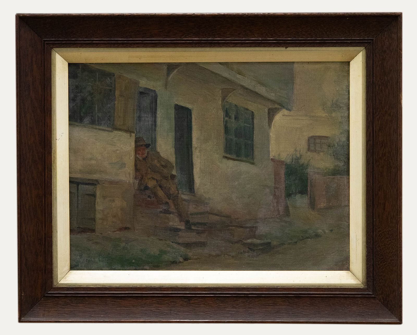 Frederick Thomas Callcott (1853 1923) Early 20th Century Oil, Stumbling Home