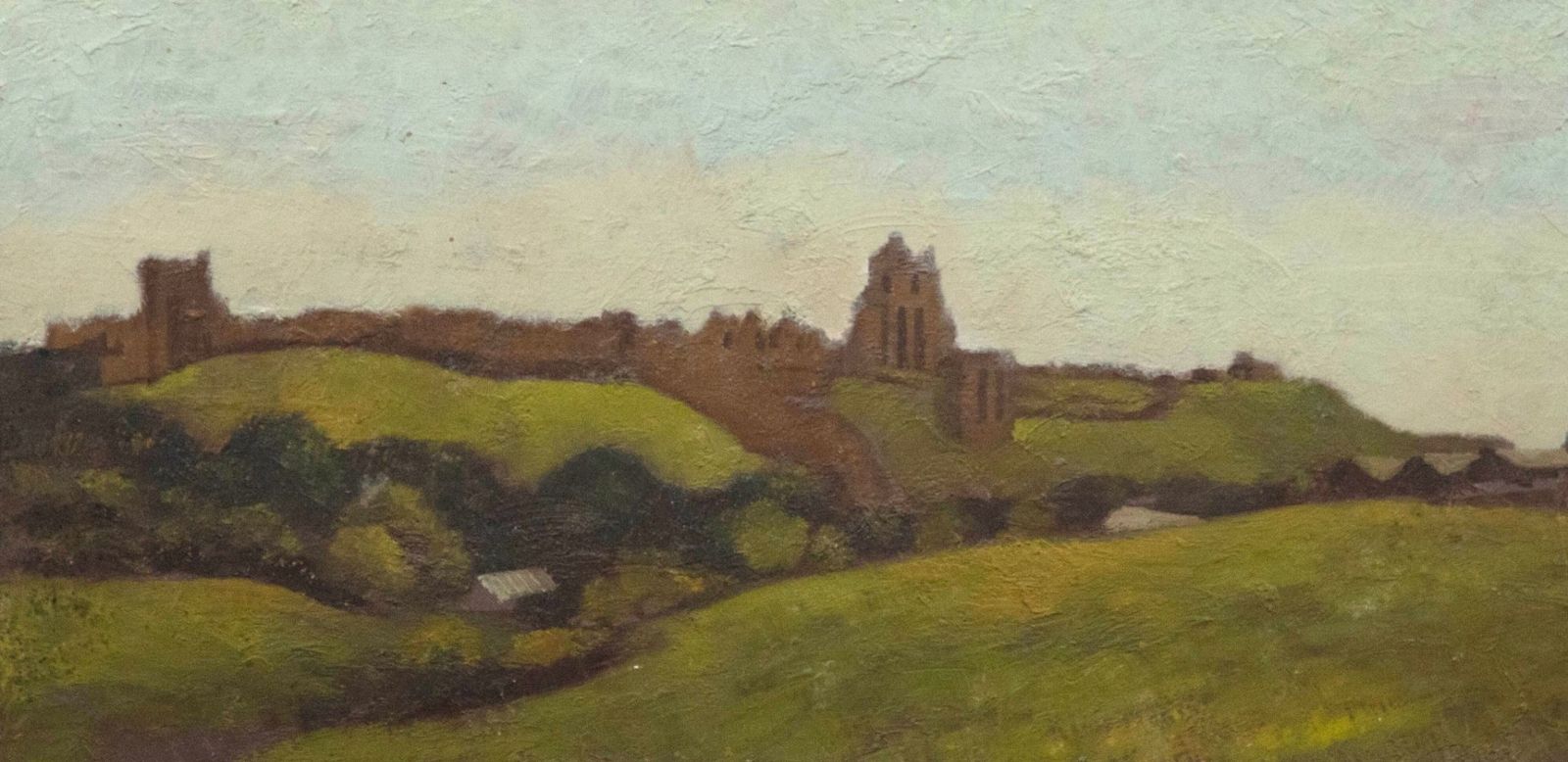 Vivian Bewick (1912 1999) Mid 20th Century Oil, Ruined Castle