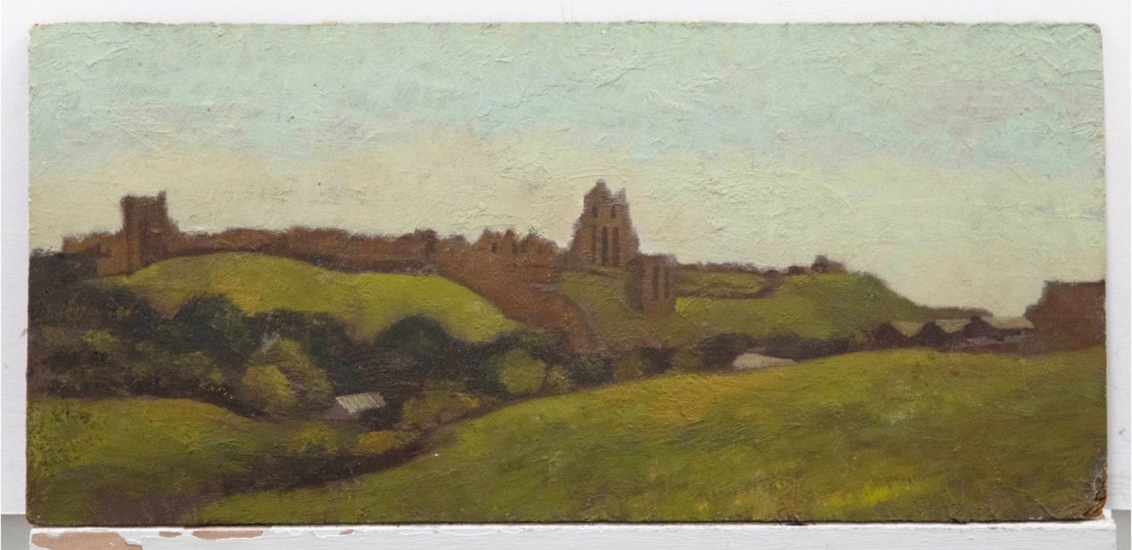 Vivian Bewick (1912 1999) Mid 20th Century Oil, Ruined Castle photo furniture