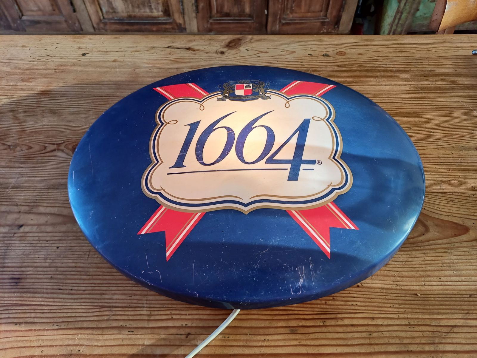 Kronenbourg Illuminated Sign 1664 photo Home Decor