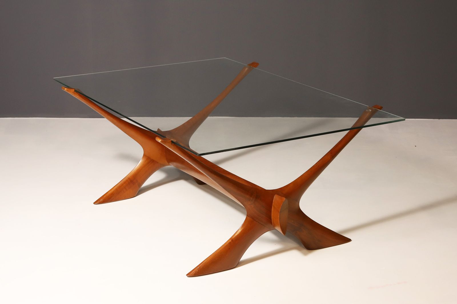 Condor Coffee Table By Fredrik Schriever Abeln For örebro Glass, 1960s photo Furniture