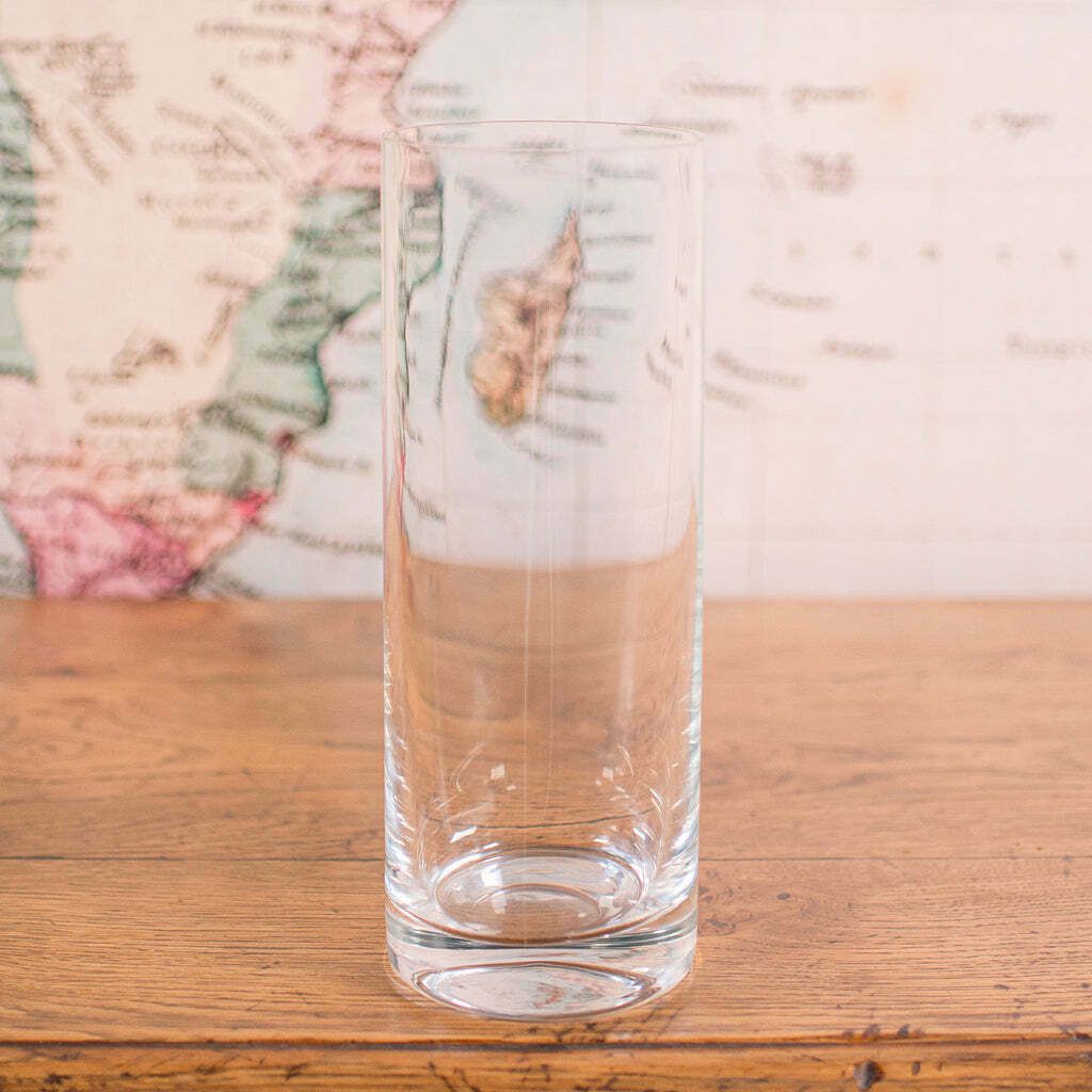 Vintage Flower Vase, Czech, Clear Glass, Bouquet Sleeve, Late 20th Century, 1980 photo Home Decor