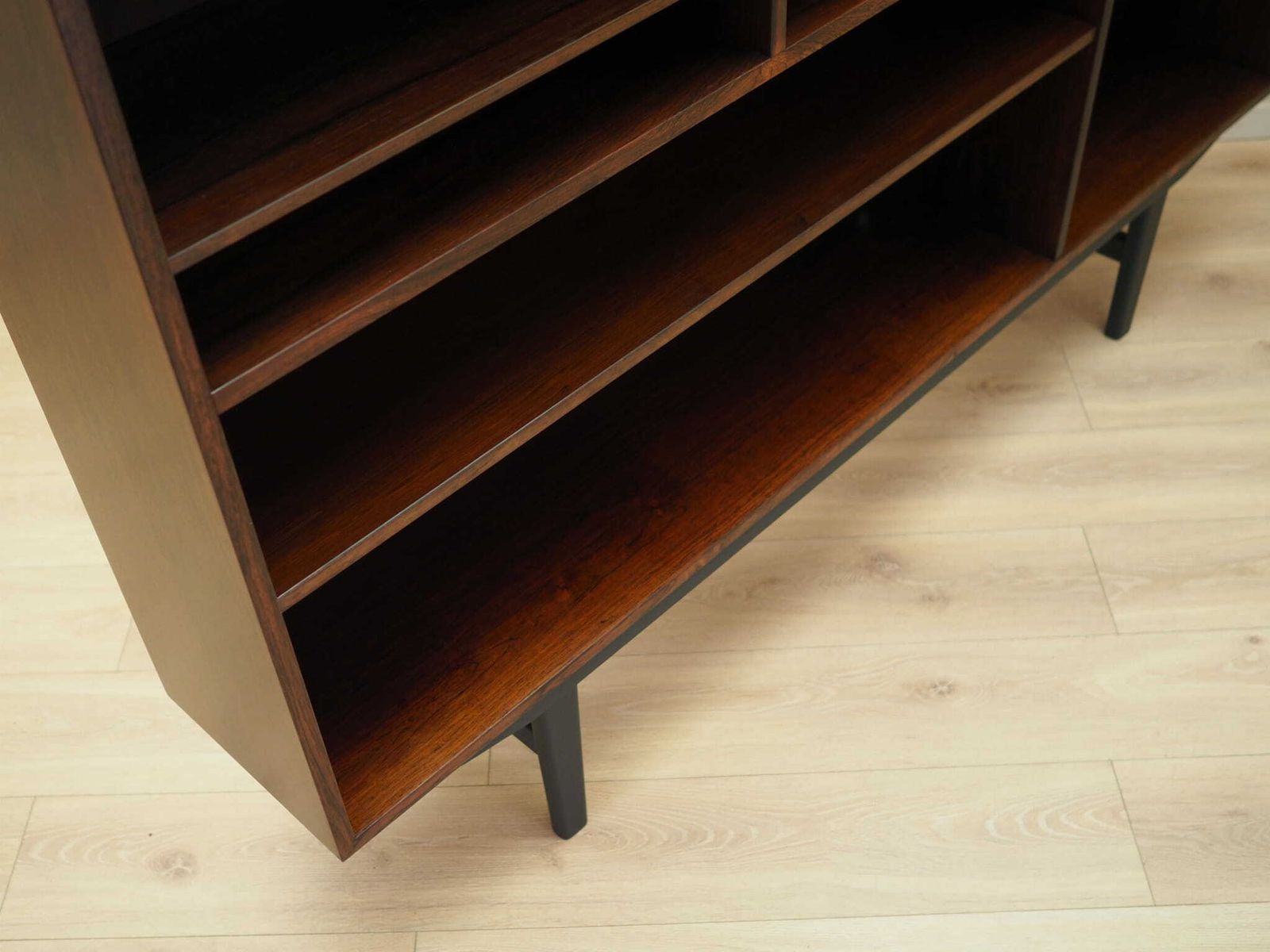 Mahogany Bookcase, Danish Design, 1970s, Manufacturer: Omann Jun photo vintage
