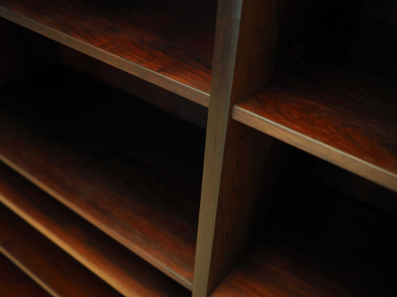 photo buy Mahogany Bookcase, Danish Design, 1970s, Manufacturer: Omann Jun