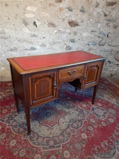 photo furniture Beautiful Vintage Desk Console Table Tv Stand. 036