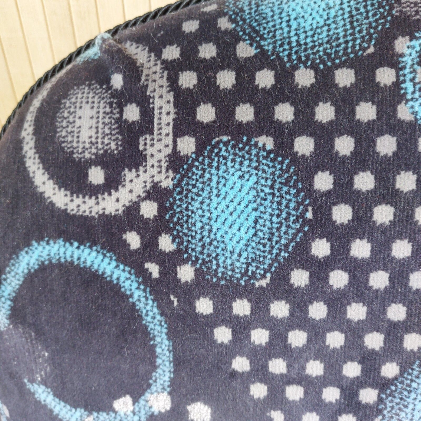 Fab Vintage Antique Heals Art Deco Bentwood Armchair Black & Blue Moquette photo buy