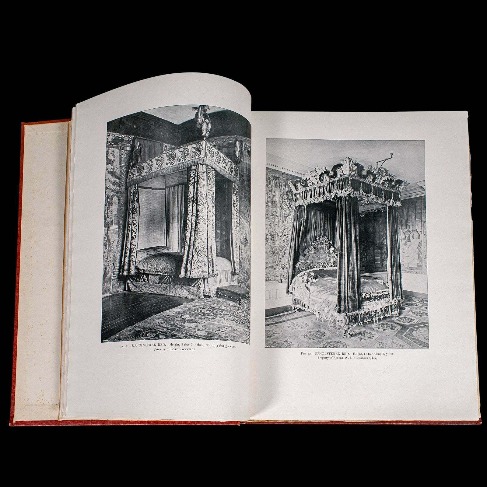 Home Decor 4vol Antique Reference Book Set, British Furniture, English, Macquoid, Edwardian photo