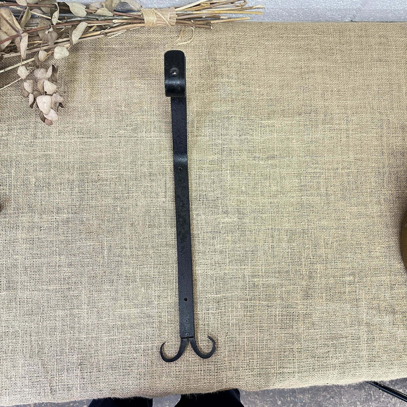 Antique Brass Jam Pan, Preserve Pot, Heavy Cooking Pot With Bracket photo for sale