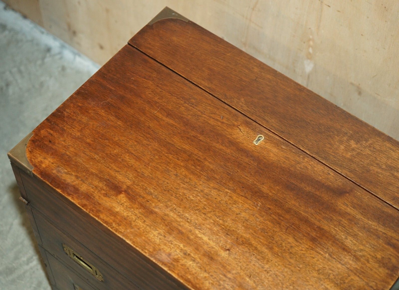 Fine Antique Victorian Mahogany Military Campaign Drinks Cabinet Hidden Inside photo 1750.0