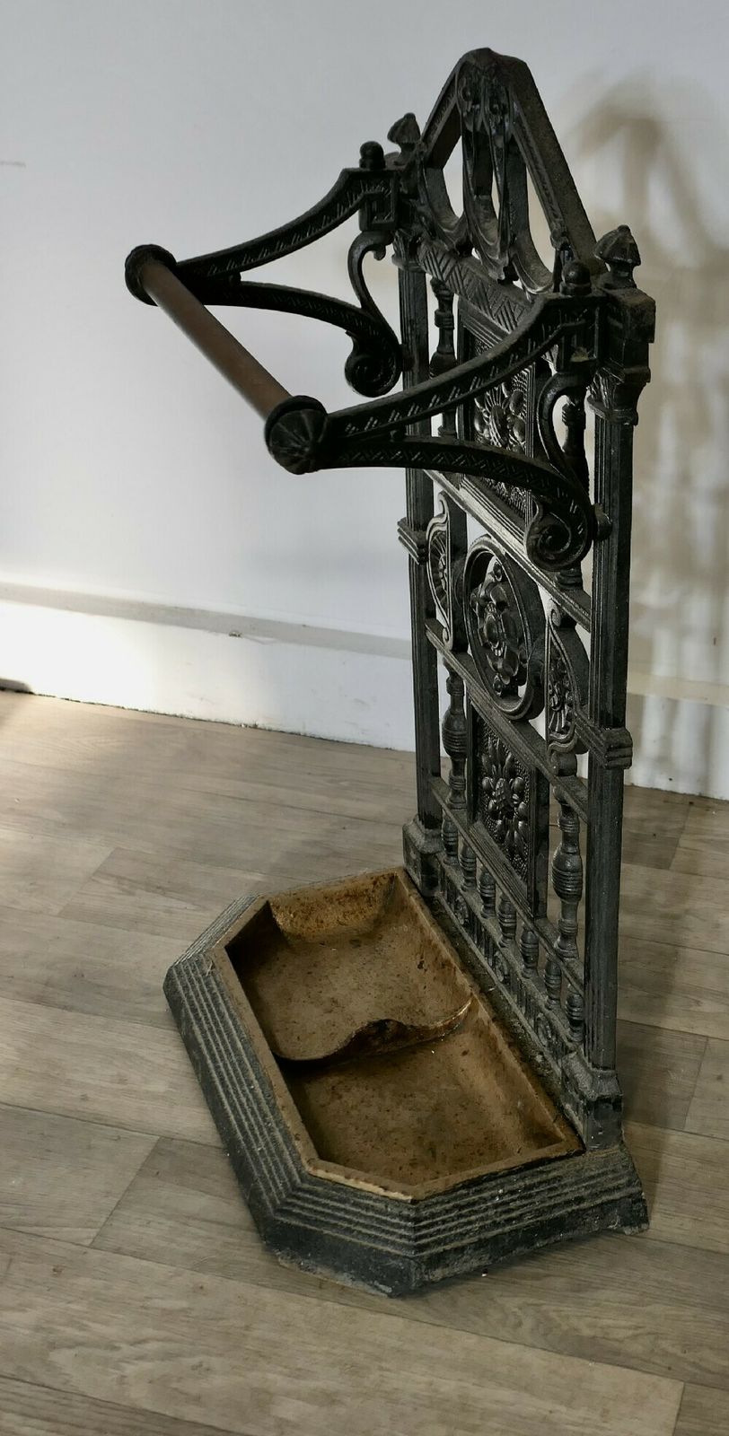 19th Century Cast Iron Walking Stick Stand Or Umbrella Stand photo 510.0