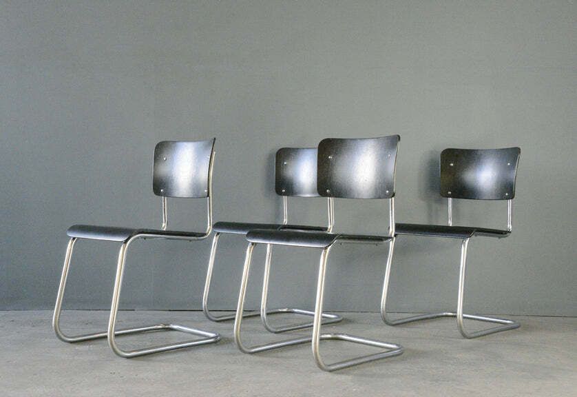 Bauhaus Cantilever Chairs By Pohlschröder Circa 1930s photo furniture