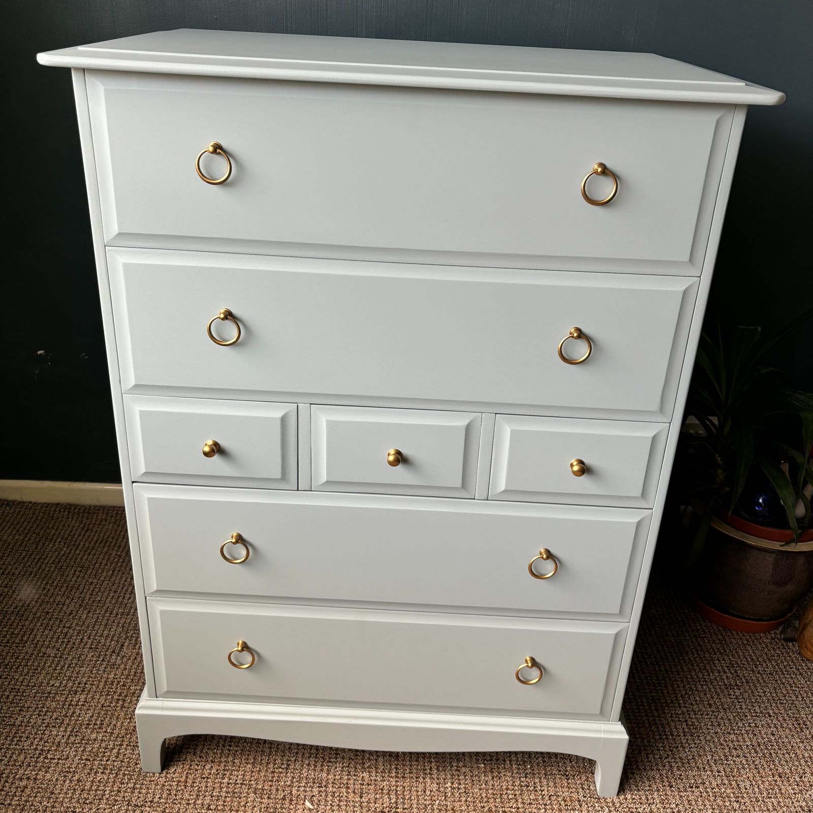 Stag Chest Of Drawers Tallboy 7 Drawer Colour Of Choice Free Delivery photo 399.0