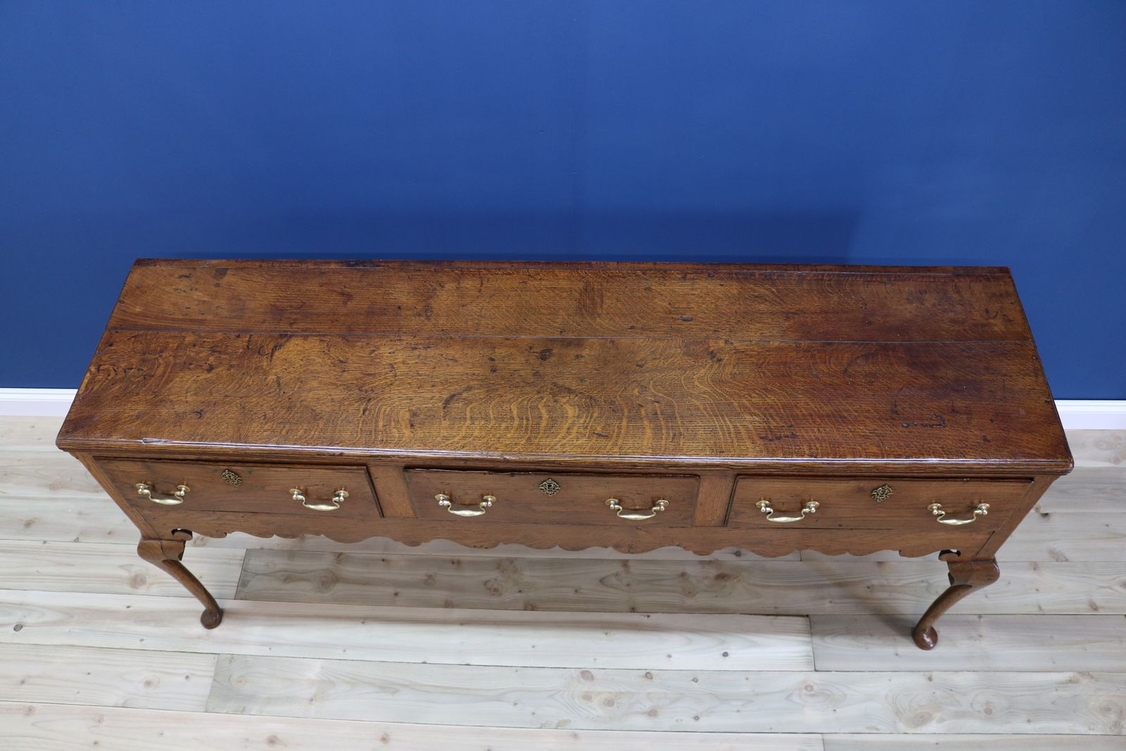 Good 18th Century English Oak Side Table / Dresser Base photo 2400.0