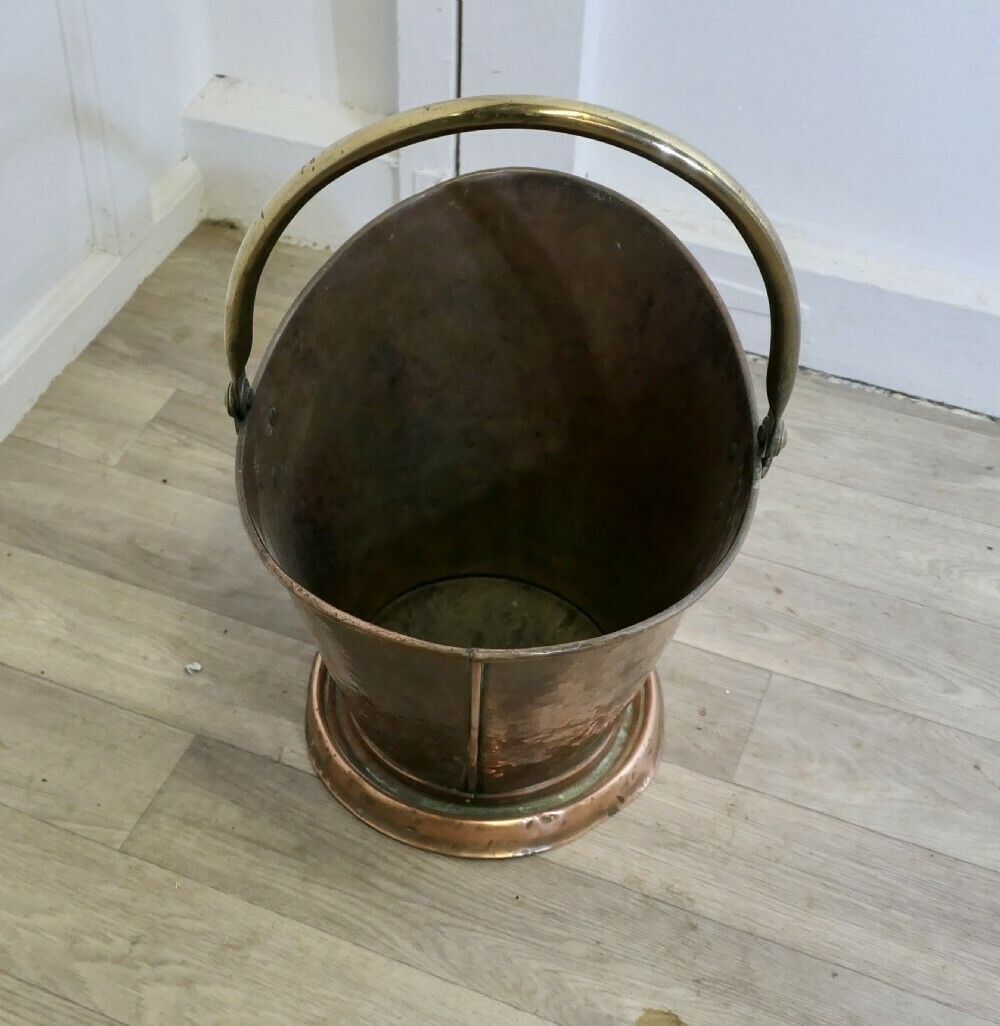 An Arts And Crafts Copper Helmet Coal Scuttle photo Home Fixtures
