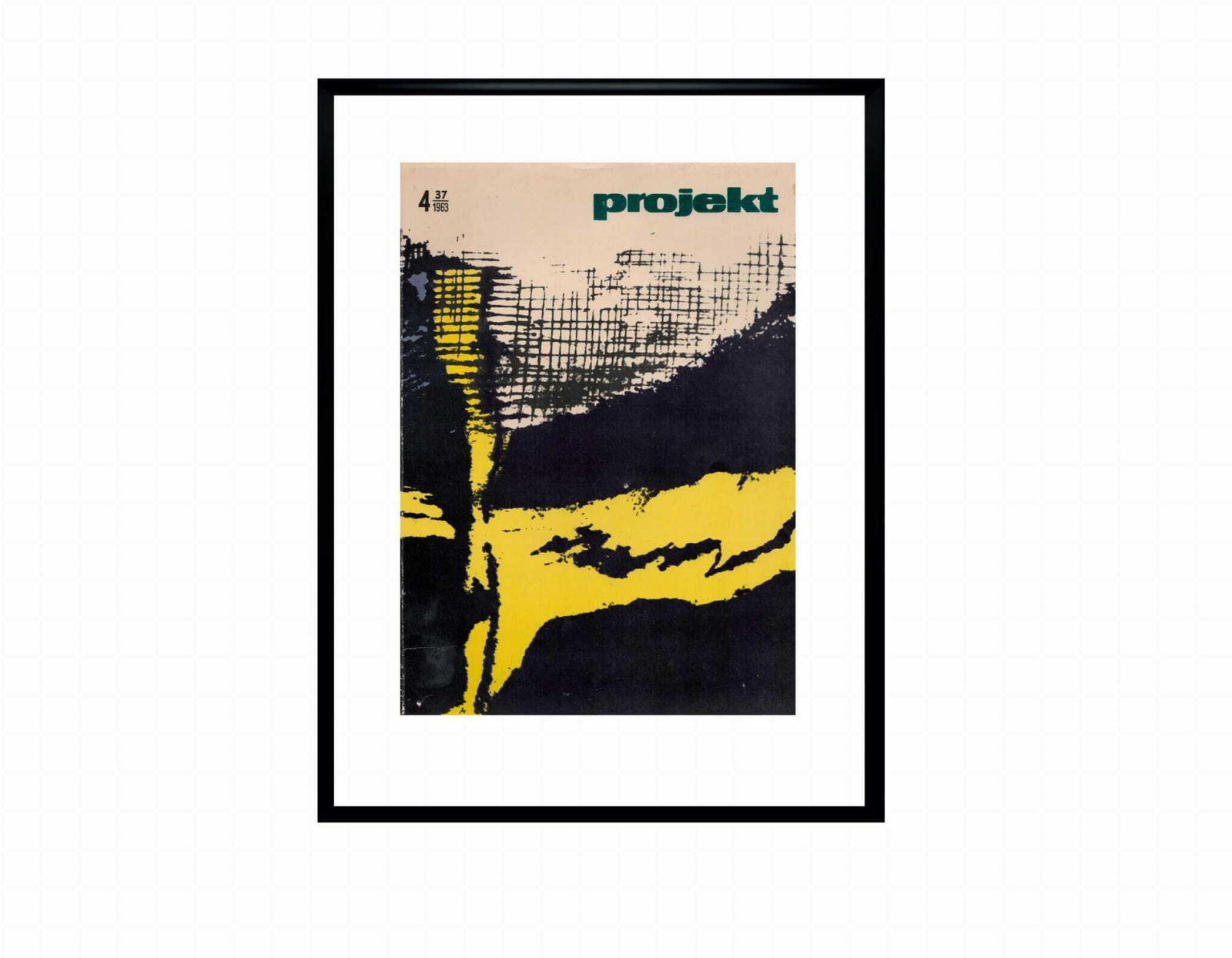Framed Cover Of Projekt Magazine From 1963 photo furniture