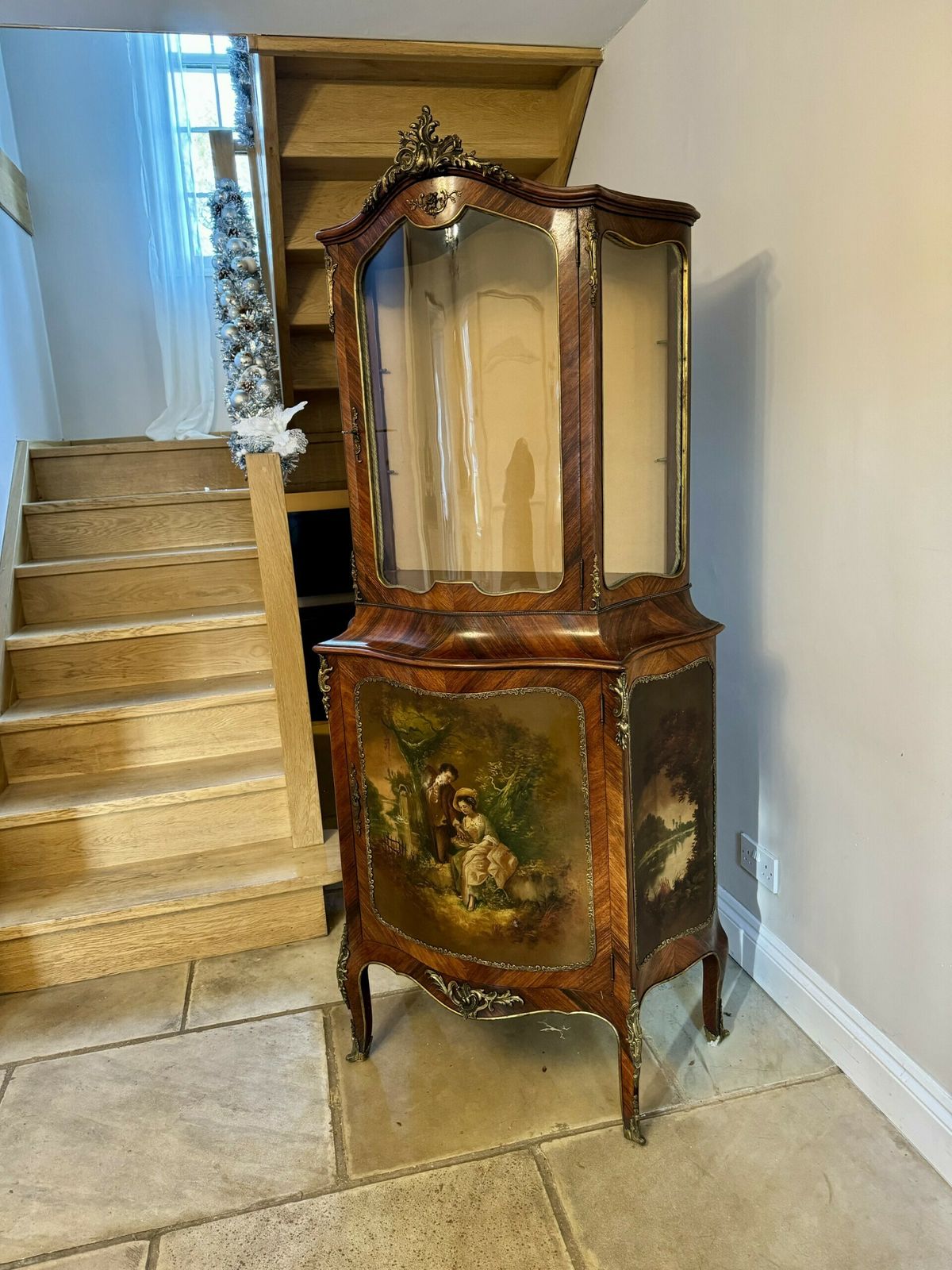 Superb Quality Antique French Kingwood Display Cabinet photo furniture