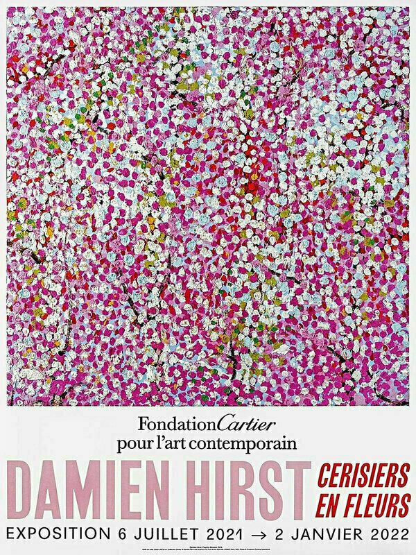 Damien Hirst Foundation Cartier Cerisiers En Fleurs Cherry Blossom, 2021