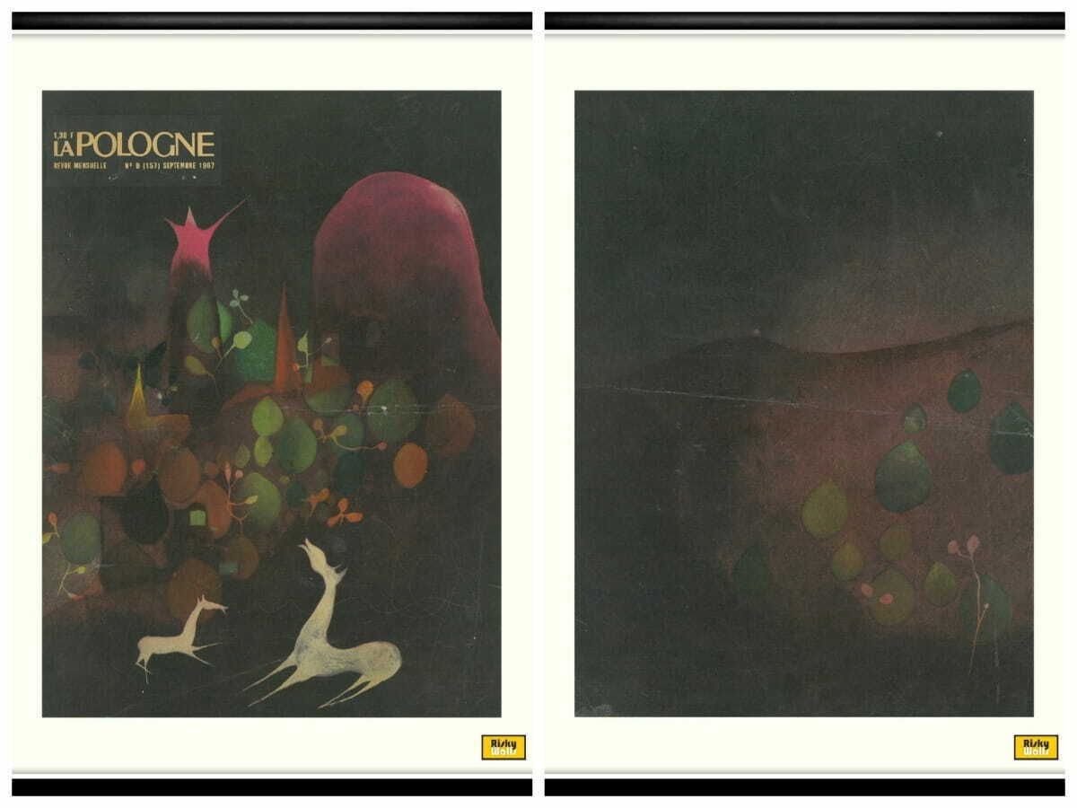Two Framed Covers Of Polska Magazine, Author. Gabriel Rechowicz, 1967